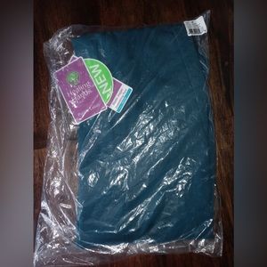 NWT Small Petite Healing Hands Purple Label Scrub Pants Caribbean Blue